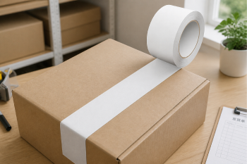 Autocollant de scellage de boîte en carton